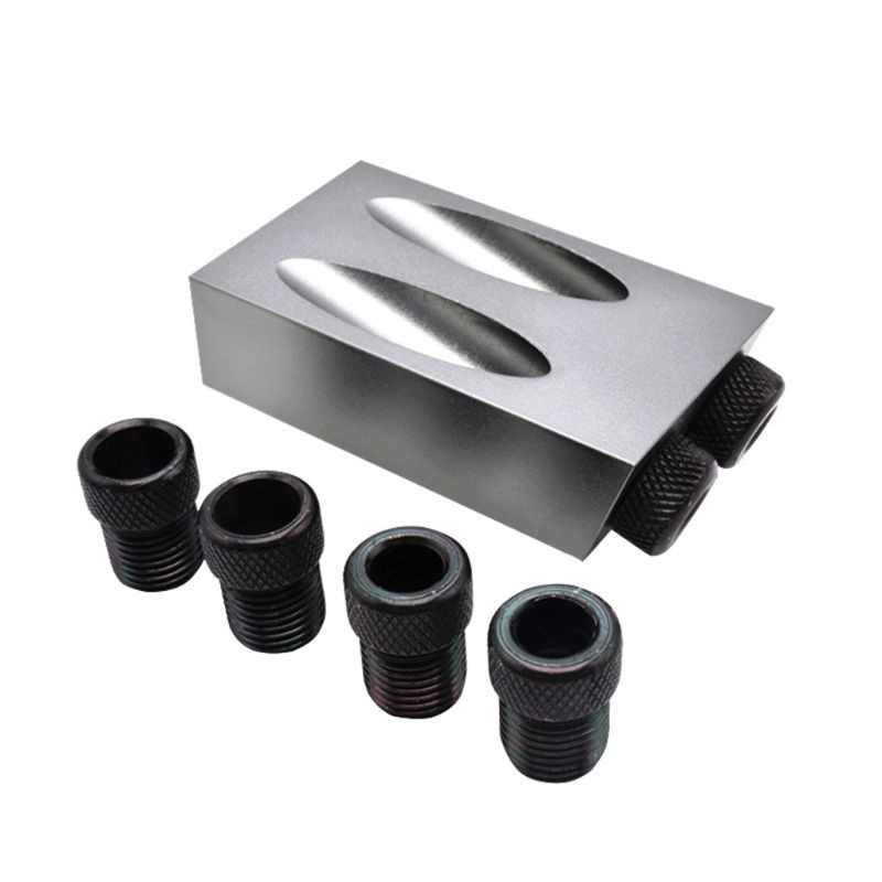 31 pièces/ensemble trou de poche pour le travail du bois gabarit 6/8/10mm trou Oblique localisateur positionneur forets gabarit pince Kit de travail du bois pour DI