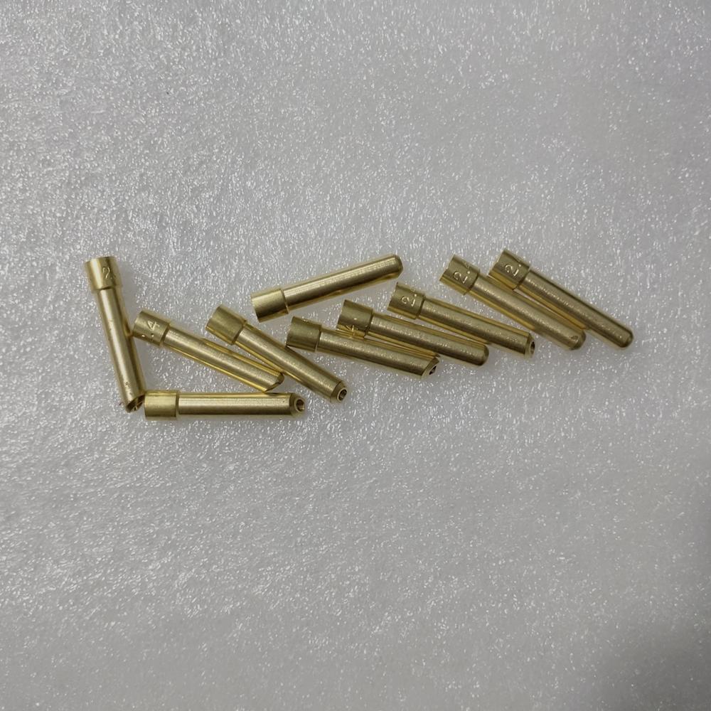 10 stuks 30mm lengte wig tig spantang lasverbruiksartikel wolfraam elektrode spantang voor  wp17/18/26 toortsen