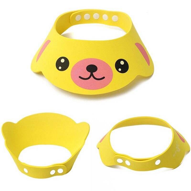 Kids Bath Visor Hat,Adjustable Baby Shower Cap Protect Shampoo, Hair Wash Shield for Children Infant Waterproof hair cap