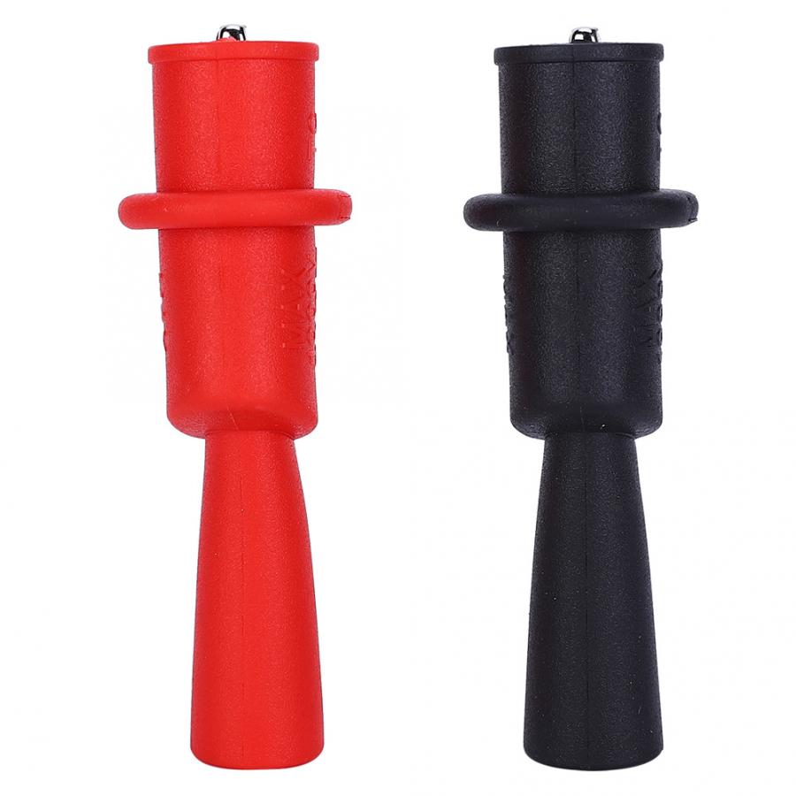 10 Pair Alligator Crocodile Test Clip Low Frequency Stainless Steel Tip Electronics Tester Clip