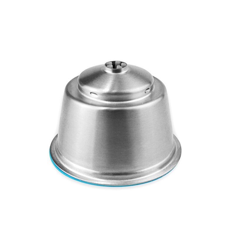 Cápsula reutilizable de Metal de acero inoxidable, cubierta de silicona, cuchara de café para máquina de café con Clip