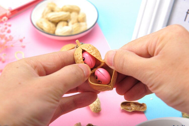 fidget toys pea popper funny novelty gags silly toys anti stress finger flip accessories: 10 PCS