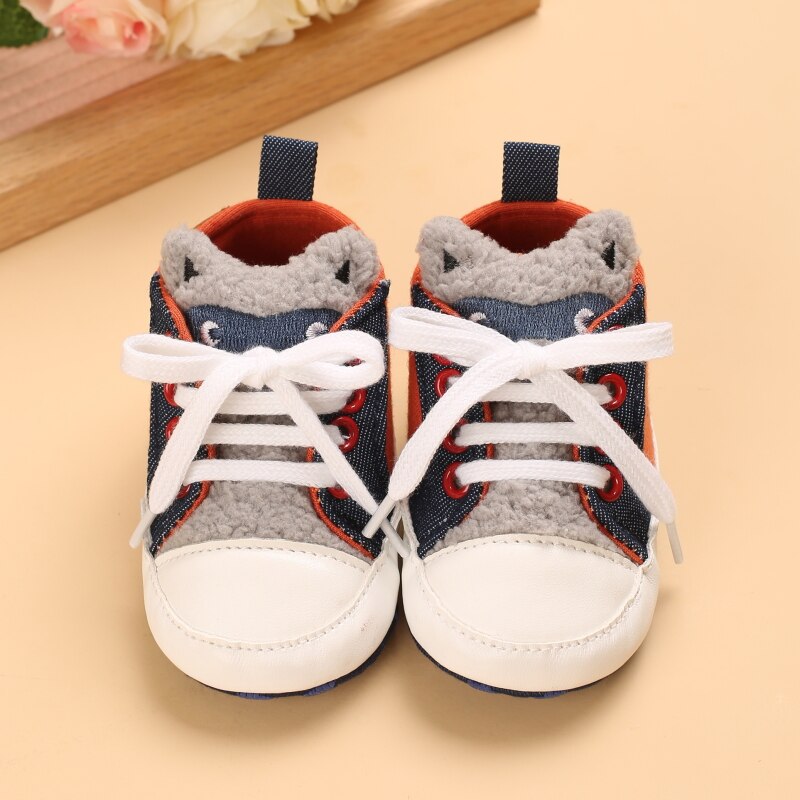 Frühling Und Herbst Stil 0-18 Monate Baby Lernt Zu Spaziergang Schuh Weiche Sohle Leinwand Schuh Baby Schuh SchöNe Karikatur Freizeit Schuhe
