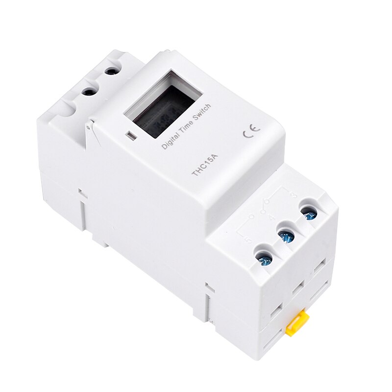 Thc 15a 7 dage programmerbar digital timerkontakt relæstyring 220v 230v 6a 10a 16a 20a 25a 30a elektronisk ugentlig digital timer