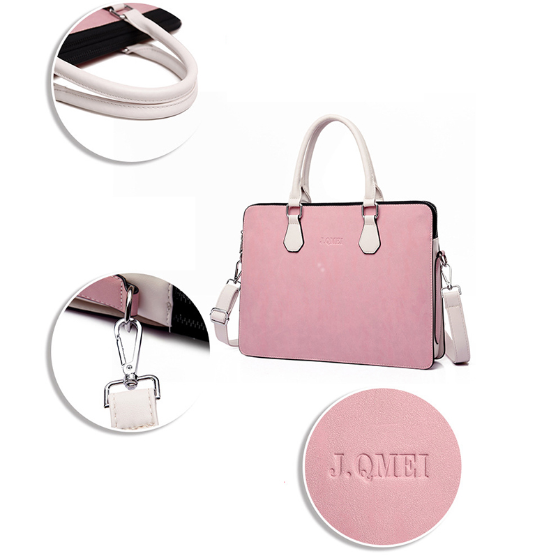 Stylish Laptop bag for Women 15.6 15 14 13.3 13 inch PU Leather notebook computer bags handbag