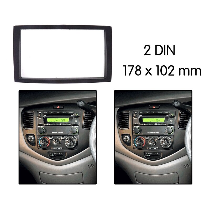 Kit de montaje para salpicadero de Radio Panel para estéreo y DVD 2 Din, molduras de marcos para MAZDA MPV Premacy