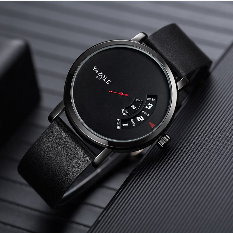 YAZOLE Mode Polshorloge Voor Mannen Waterdichte Hollow Quartz Horloge Mannen Casual Sport Horloge Montre Homme Relogio Masculino