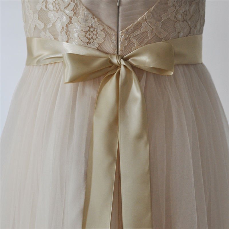 YouLaPan S420 Stunning Brides Belt Ribbon Sash Formal Dress Diamond Belt Rhinestones Belts Wedding Waistband Accessory Applique: champagne