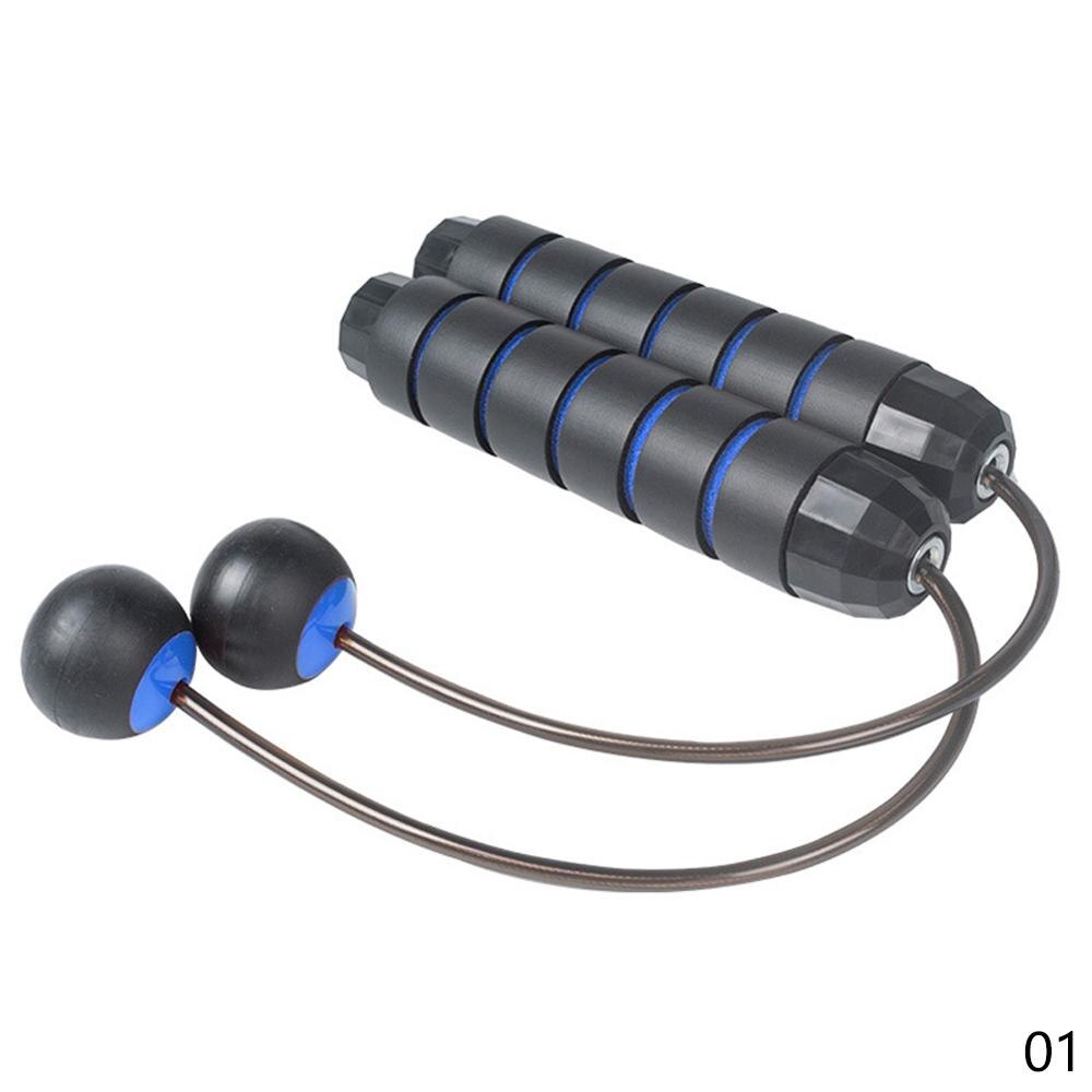 Weighted Ropeless Corded Jump Rope Foam Handle Adjustable Skipping Jump Rope for Adult and Children Fitness Training Tool