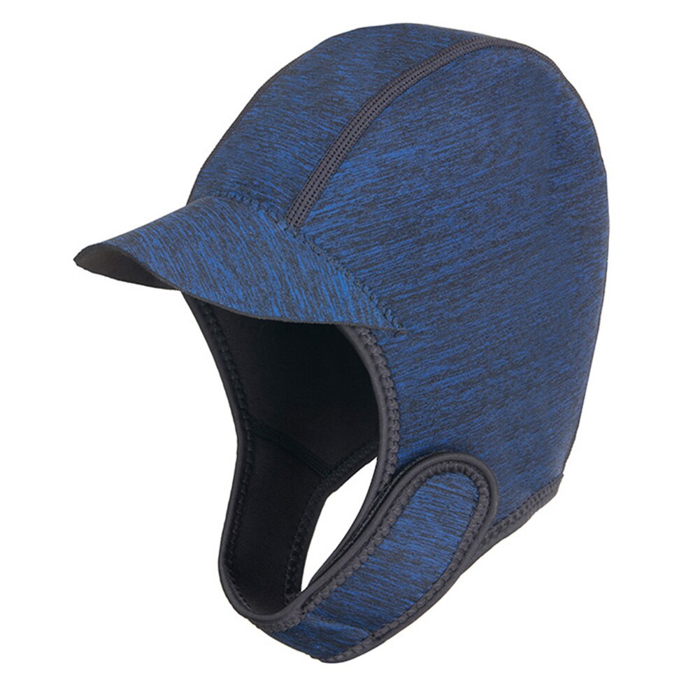 2020 regulowana czapka zimowa nurkować surfing kajak flisactwo kajak rurka do nurkowania czepek kapelusz N66: ciemny niebieski