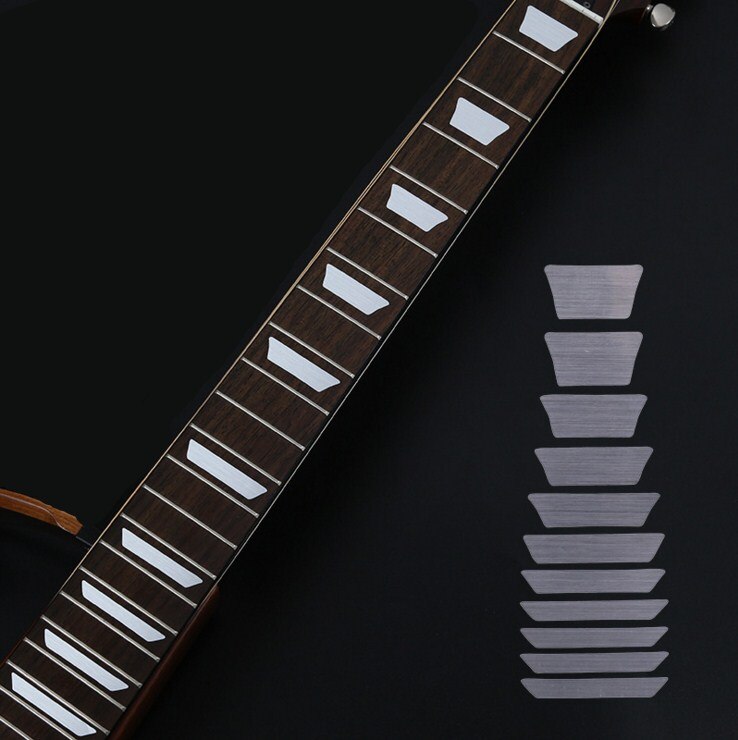 Guitar Fingerboard Fretboard Inlay Thin Stickers PVC Decals Decoration For Electric Acoustic Bass Guitarra Accessories: F