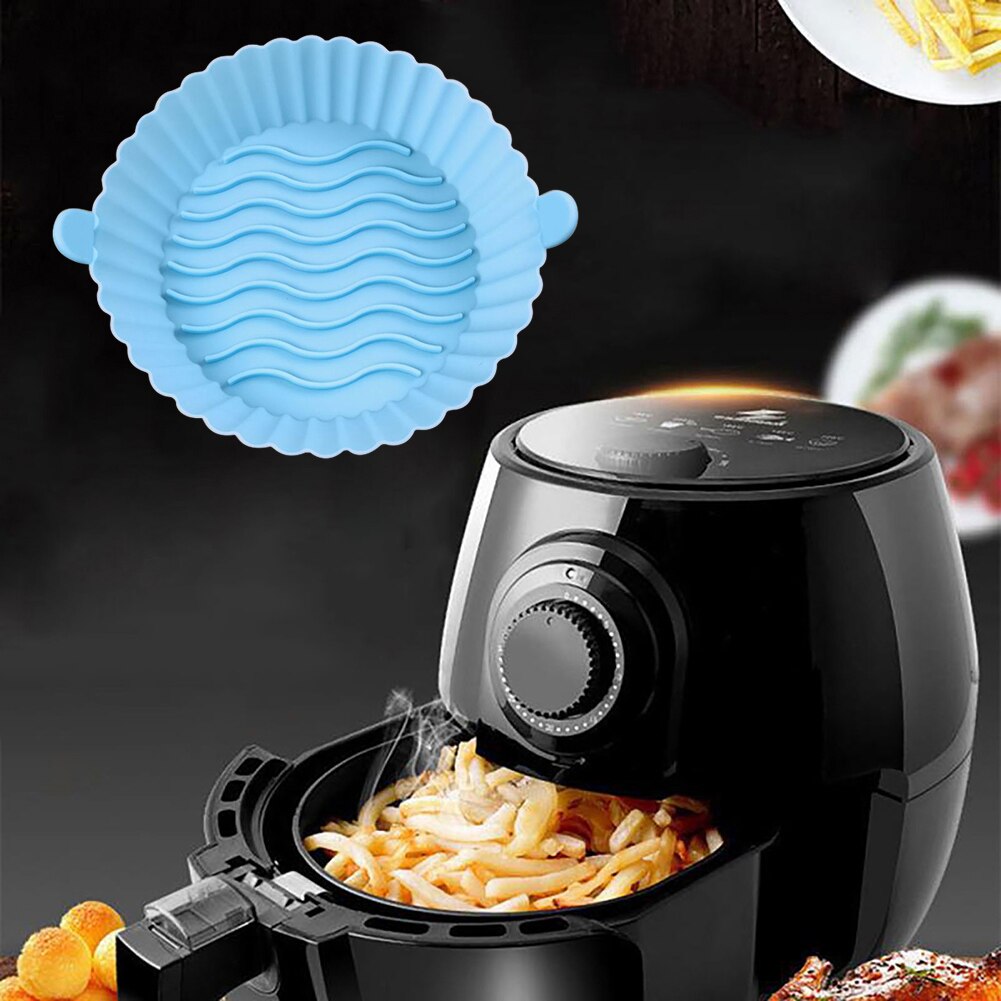 Air Friteuse Liner Non-stick Herbruikbare Siliconen Friteuse Mand Steamers Lucht Friteuse Siliconen Olie Papier Huishoudelijke Barbecue