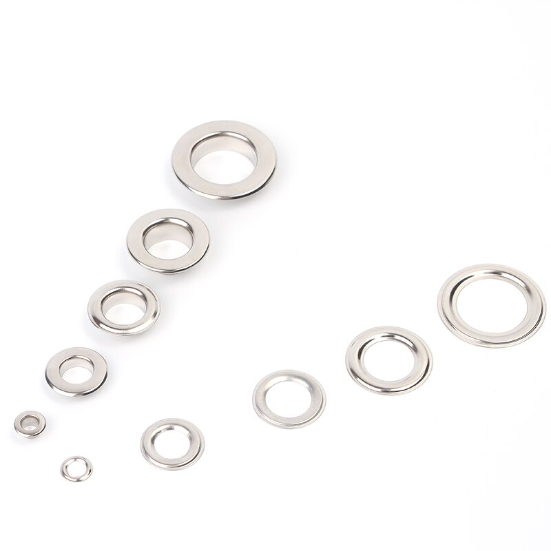 Topp flat malje 100 sett colthes tilbehør fabrikk direkte salgsstøtte 12mm-21.3mm