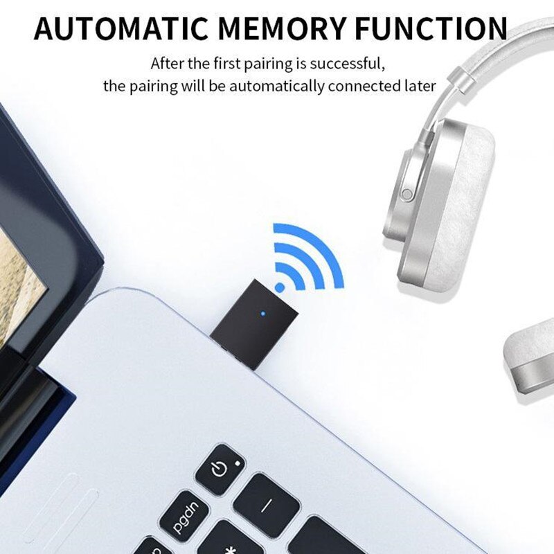 USB PC Bluetooth 5.0 Audio Bluetooth Adapter Bluetooth Module Bluetooth Audio Receiver for Desktop PC Laptop Bluebooth Speak