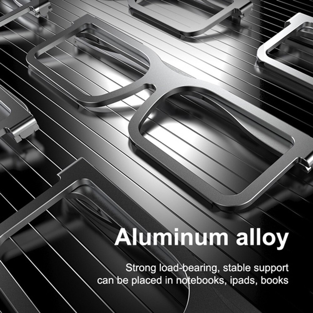 Aluminum Alloy Foldable Glasses Model Laptop Mount Adjustable Laptop Holder Notebooks Cooling Stand In Stock