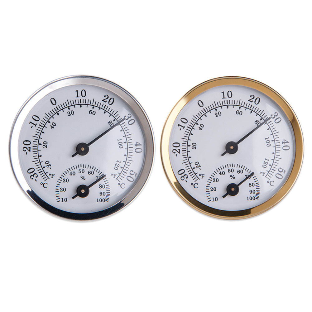 Higrotermógrafo mecánico para el hogar, medidor de temperatura de pared, humedad, Dial, termómetro, higrómetro para habitación, Detector de humedad