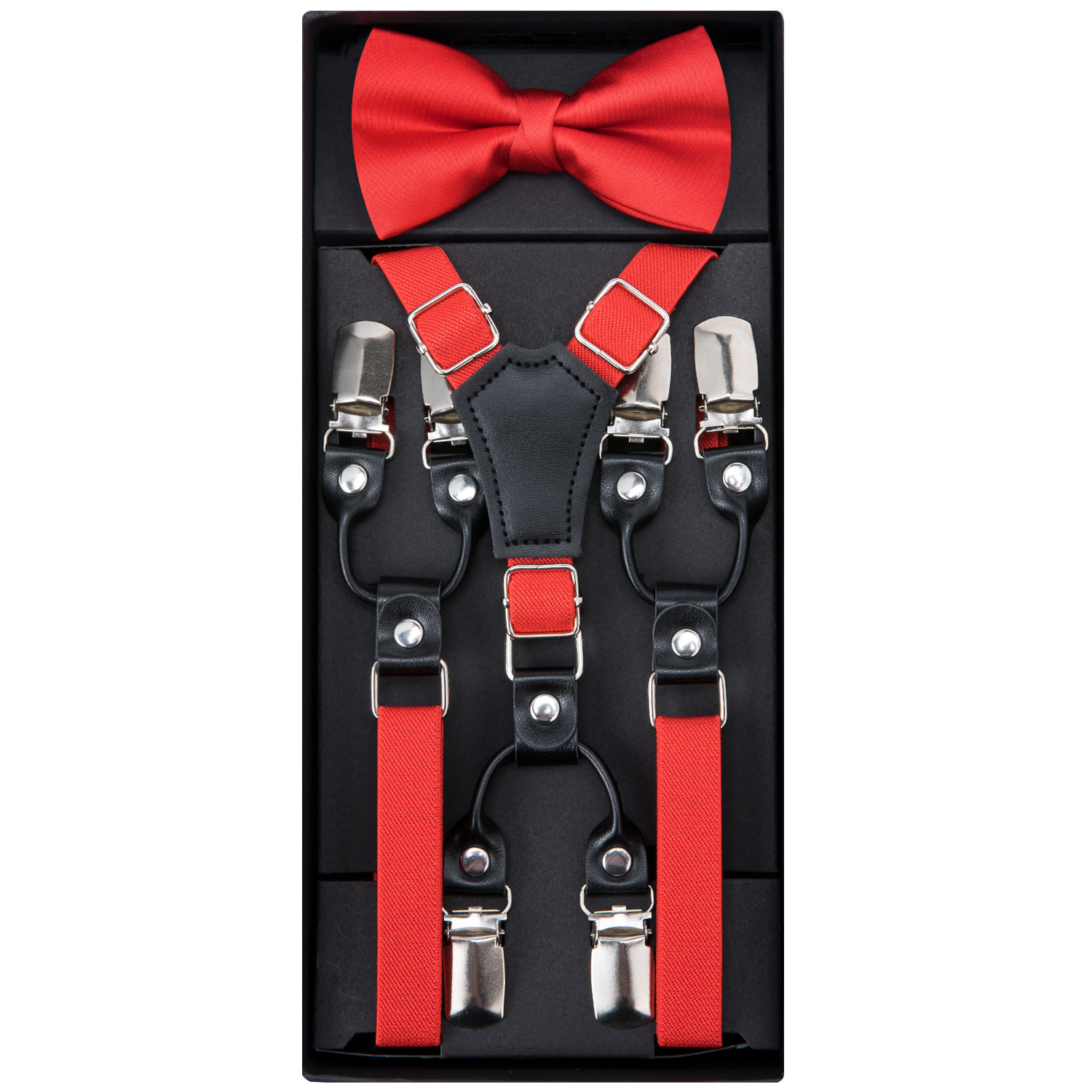 Kids Suspenders Set Boys Girls Blue Wedding Bow Tie Elastic Suspender Sets Children Adjustable Y-Back Brace Belt DH-022 DiBanGu: DH-014