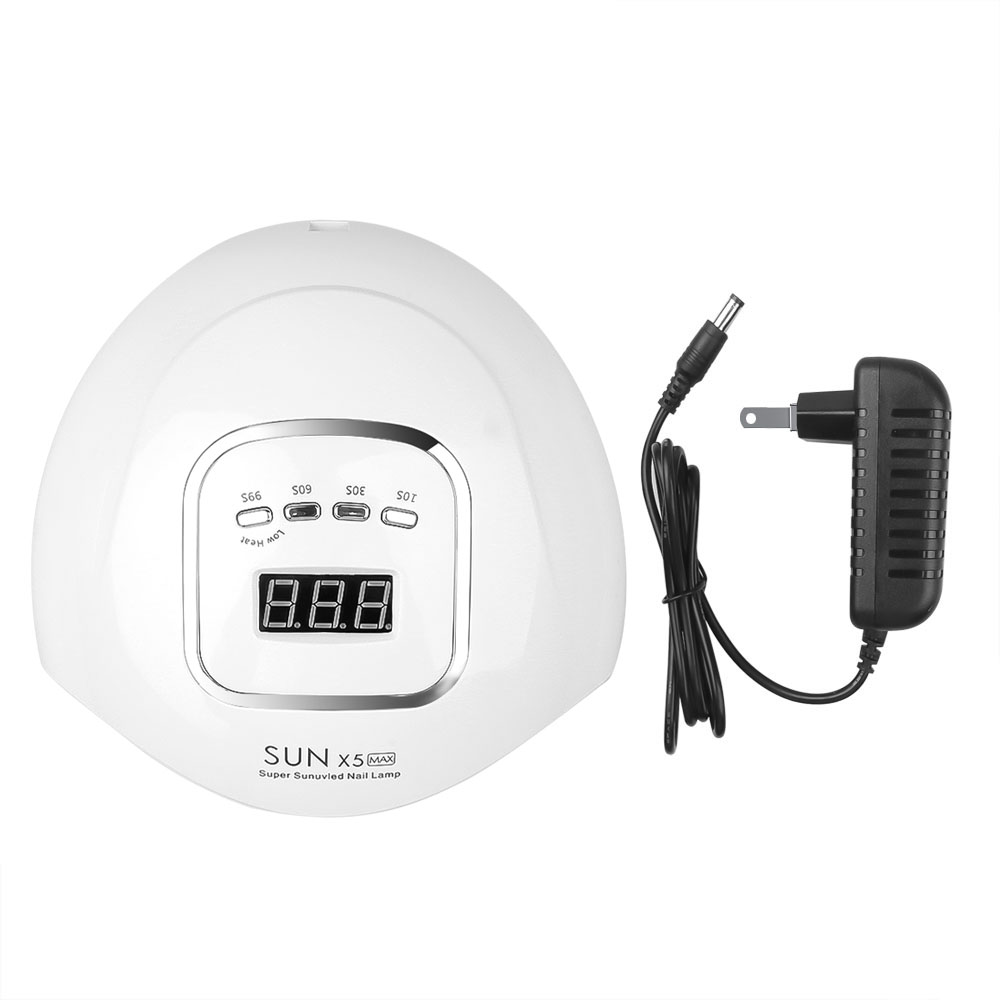 Lámpara para Gel de uñas 150W Sun X5 MAX, secador de uñas LED de lámpara con pantalla LCD, herramientas de manicura DIY, UV para todo tipo de laca de Gel, lámpara de hielo # GS-9: 150W W US