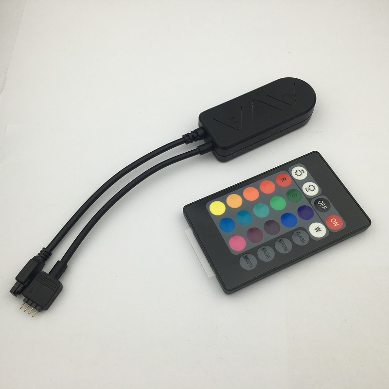 Smart led controller DC12-24V WIFI smart controller by APP remote work with Alex Google home for RGB/RGBWW light strip