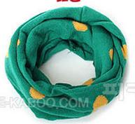 Schattige stippenprint kinder infinity sjaal winter breien meisjes jongens ring sjaals baby nekwarmer: Groente