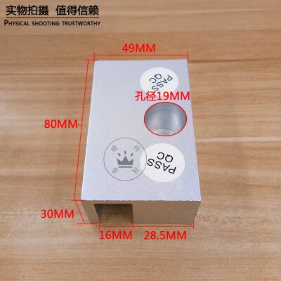 All-Aluminum Glass Door Holder/Special Aluminum Door Holder for Electric Bolt Lock/Frameless Glass Door Support: 2