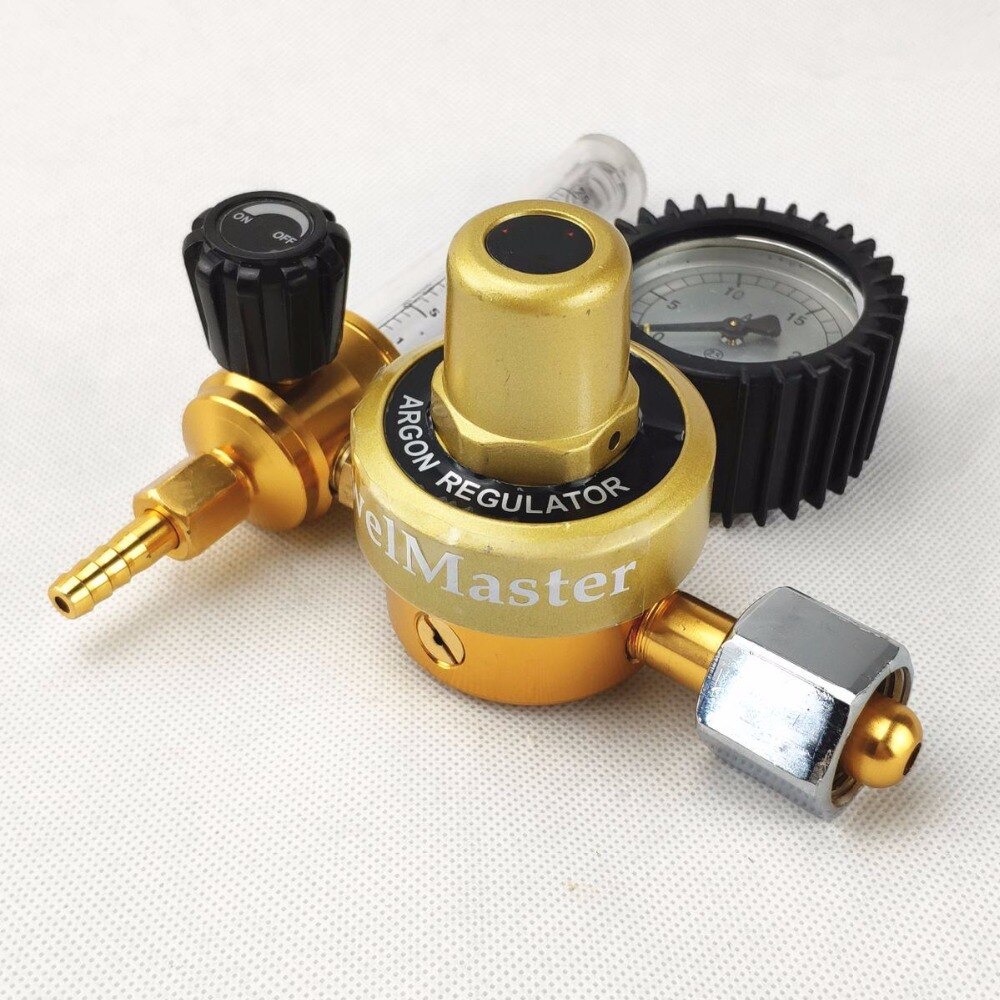 Gas Regulator Flowmeter for MIG/MAG TIG Welding 0-25 Mpa Argon CO2 Helium Nitrogen Gas Meter Guage