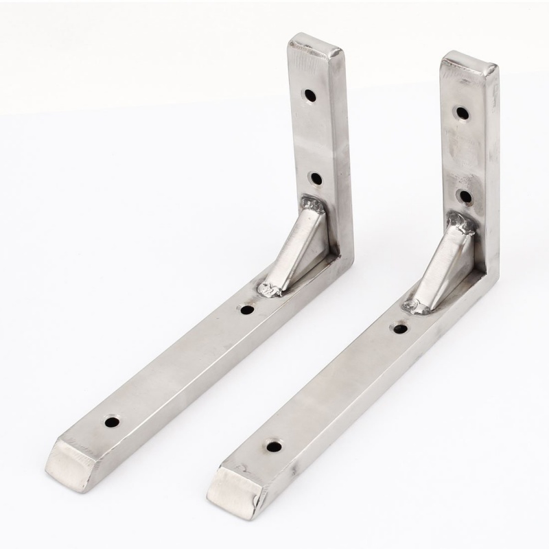 2 pcs stainless steel L-shaped angle bracket Supports 150mmx100mm