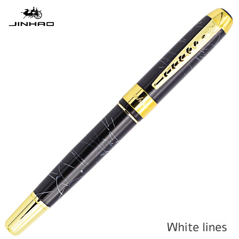 Jinhao fyllepenn luksus blekkpenn dolma kalem kalligrafipenner til skolen mon blanc penn kalligrafi mont blanco: Baixian jinjian