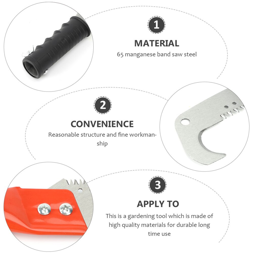 Fruit Tree Cutting Saw Bonsai Pruning Garden Saw Woodworking Tools Silver