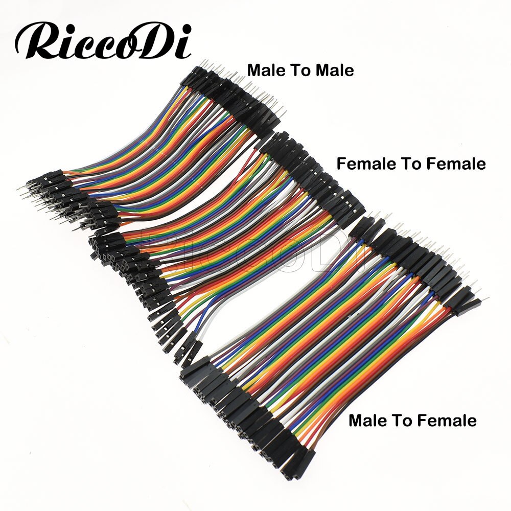 1Pcs Dupont Lijn 10-40Cm Man Op Man Vrouw Naar Man &amp; Vrouw Tot Vrouw Jumper Bedrading harnas Dupont Kabel Voor Arduino Diy Kit