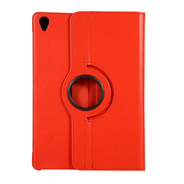 iBuyiWin 360 Degree Rotating Smart PU Leather Cover for Huawei MediaPad M6 10.8 Tablet Funda Case for M6 Pro 10.8" Capa+Film+Pen: red