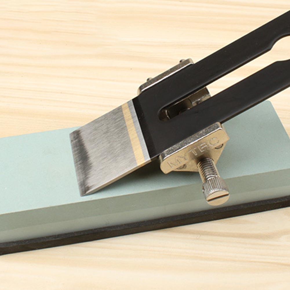 Sharpener Manual Grinding Chisel Plane Stainless Steel Durable Angle Sharpener Guide Jig Woodworking Household Grinding Tools