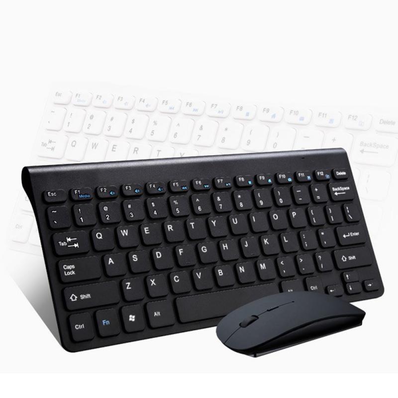 Protable 2.4GHz Wireless Keyboard Cordless Mini Keyboard Mouse Combo Set For Notebook Laptop Desktop PC Computer