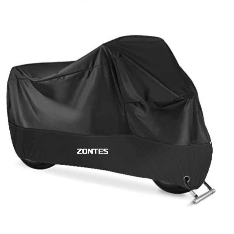 Voor Zontes G1 125 Zt125 G1 Zt125u Zt 125 U Zt 310x Zt310r Motorfiets Cover Outdoor Uv Beschermer Stofdichte Regenhoezen: L / Donkergrijs