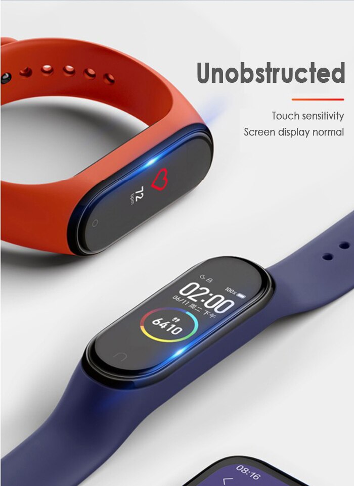 Protector de pantalla para Xiaomi Mi Band 5, cristal templado para pulsera inteligente Mi Band 5