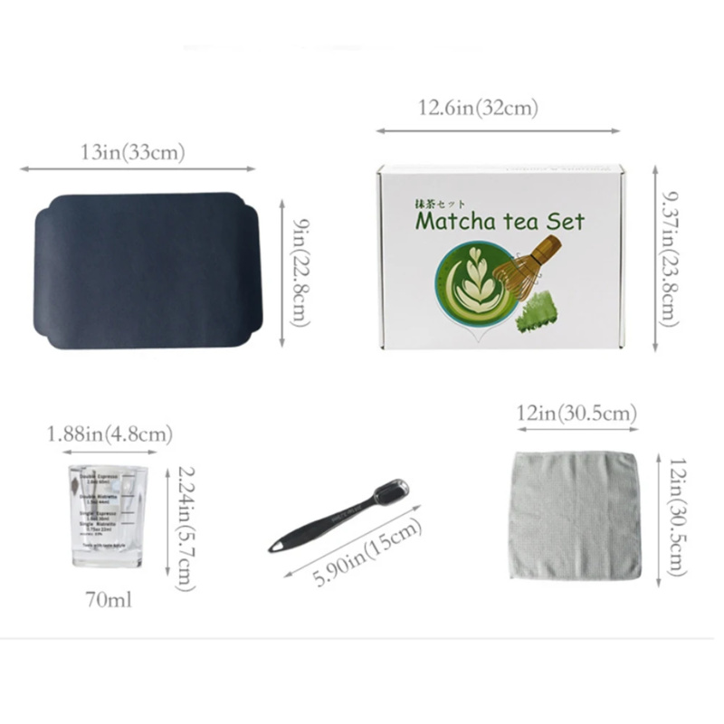 Kit Matcha service à thé, fouet et bol avec bec et cuillère à mesurer, support de fouet en céramique, outils de préparation du thé Matcha japonais