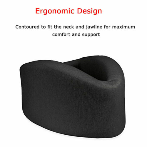 Cinturón de turmalina con autocalentamiento para cuello, soporte de terapia magnética para alivio del dolor, productos de masajeador de cuello, 1 unidad: Negro / L