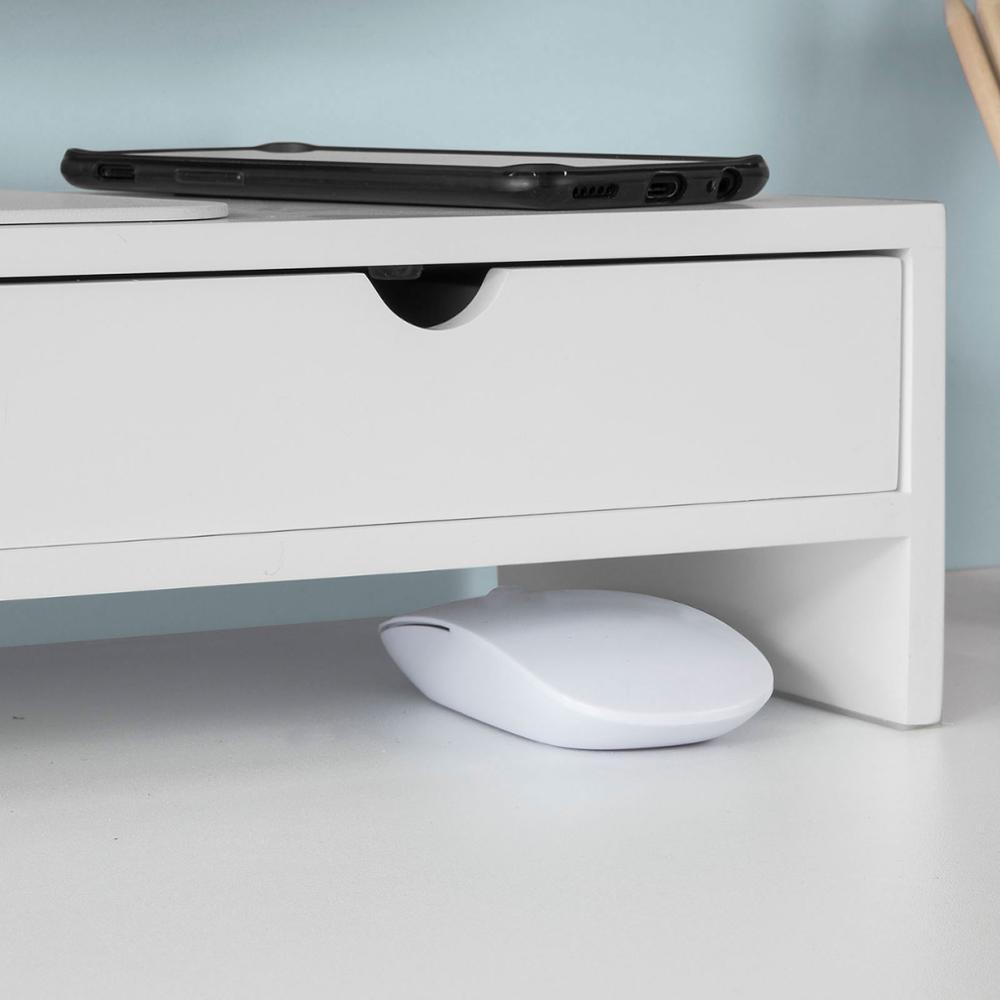 Réhausseur d'écran Support de Moniteur écran Ergonomique Support , Ordinateur Portable ou écran TV,SoBuy®BBF02-W