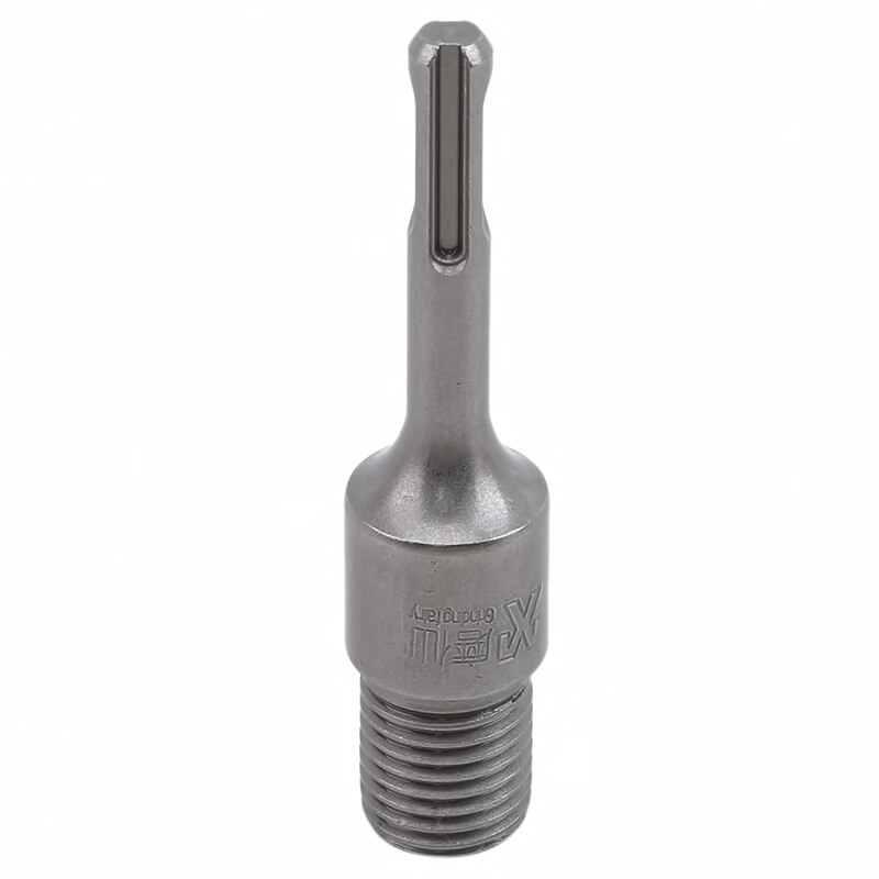 Drill Hole Connecting Rod Concrete Wall Perforator Core Drill Bit Adapter Electric Hammer Converter Manganese Steel: Round Handle