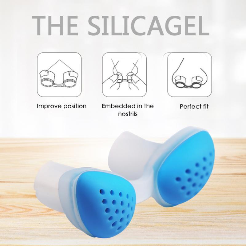 1pc Sleeping Aids Breath Apparatus Nose Stop Grinding Anti-Snoring Apparatus Good Sleep For Everyone Light Health Care