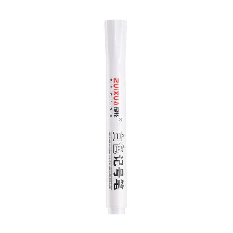 Haile 1/2/3 stk vandtæt olie hvid tusch plastik gel pen skrive bildæk selv album graffiti pen skole kontor papirvarer: 1 stk