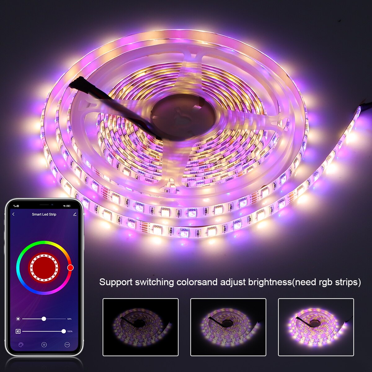 Tuya Samrt Leven Wifi Controller Met Ir Afstandsbediening Led Strip Accessoire Voor Rgb Licht 5050 2835 Alexa Google Thuis