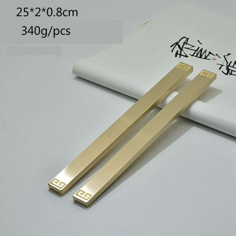 Kleine Messing Paperweights Creatieve Metalen Presse-papier Student Borstel Pen Kalligrafie Praktijk Papier Drukken Prop Paperweights