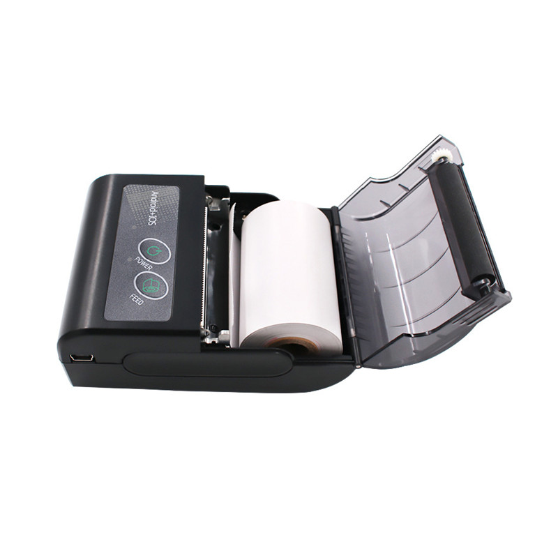58HB5 ESC/POS – Mini imprimante de reçus portable sans encre, Bluetooth, USB, 58mm, pour Android IOS et Windows
