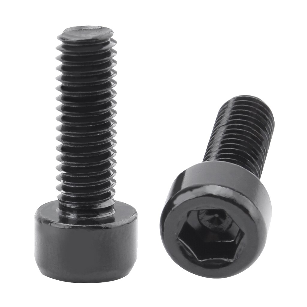 16 Pieces Aluminum M5 Bike Bottle Cage Bolts Holder Socket Rack Screws