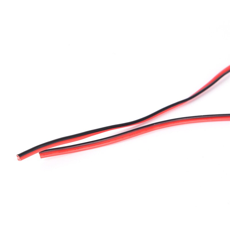 Cable eléctrico para motocicleta, conector rojo/negro para luz Led duradera, 10m, 2 pines, 1 ud.