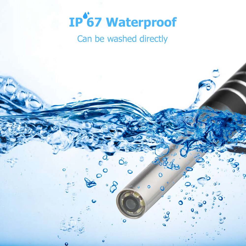 Endoscopio para limpieza de orejas, cuchara Visual para orejas con USB, 5,5mm, Mini cámara de 0,3 MP, herramienta boroscopio para cuidado de la salud, Android, PC