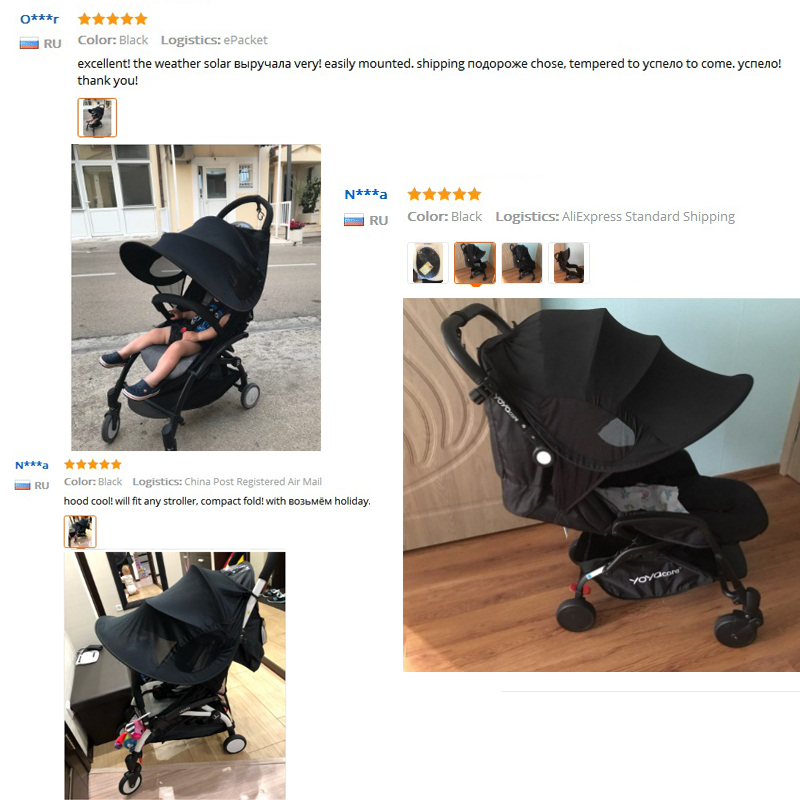 Universell barnvagnstillbehör solskydd solskydd solskyddskåpa uv -resistent hatt passar babyzenes yoyo yoya+ barnvagn barnvagn