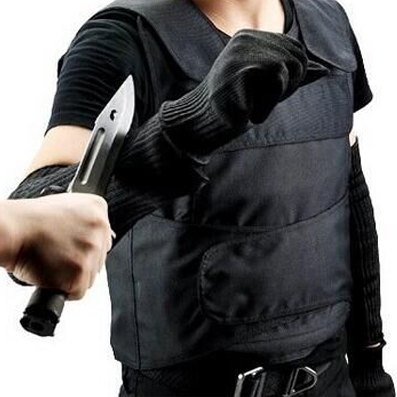 Steel Wire Safety Cut Proof Arm Sleeve Anti Knife Guard Bracer Stabproof Armband Work Labor Protection Anti Abrasion
