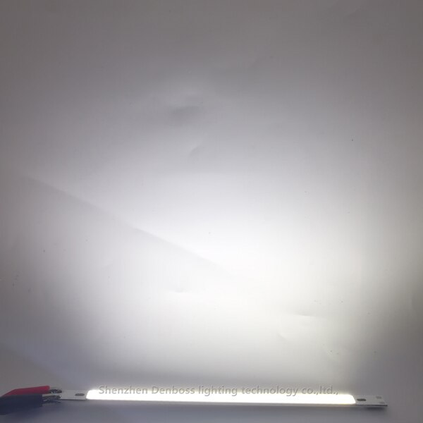 LED COB 200mm 10mm 12v cob led Strip light bulb source 10W Warm Nature White Blue Red Green Yellow FLIP Chip for auto light DIY: White 6400K